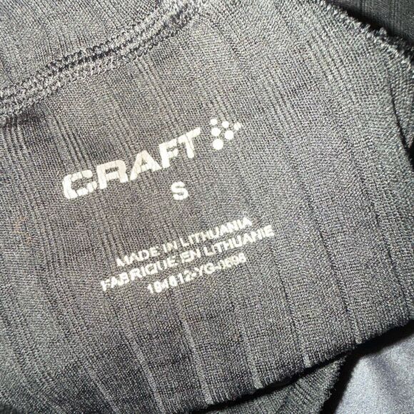 Craft Pro Warm Base Layer Top Women’s Small – Black Gray Thermal Long Sleeve Com - Picture 13 of 13